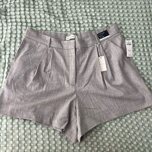 NWT A&F Sloane Dress Shorts - Grey